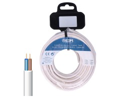 Manguera Redonda Blanca 2X1Mm-25mt