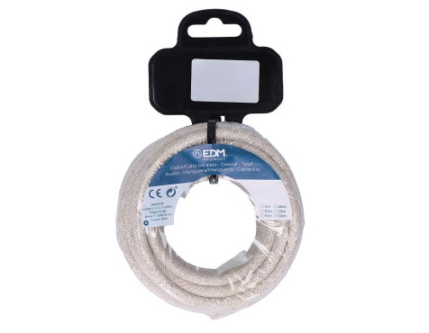 Cable Cordón Tubular Lino 2X0,75mm-5mt