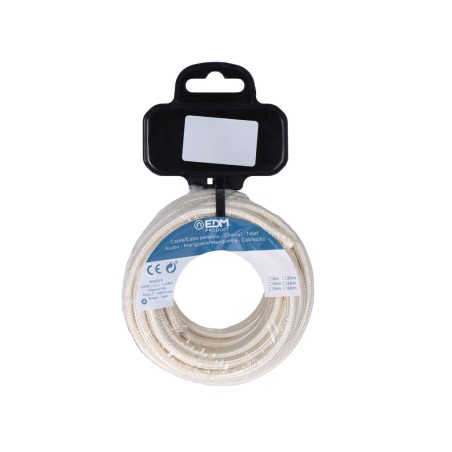 Cable Cordón Tubular Beige 2X0,75mm-5mt