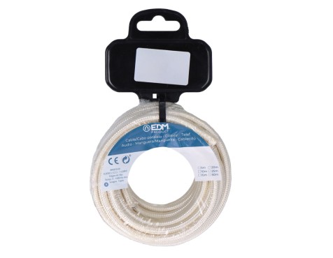 Cable Cordón Tubular Beige 2X0,75mm-5mt