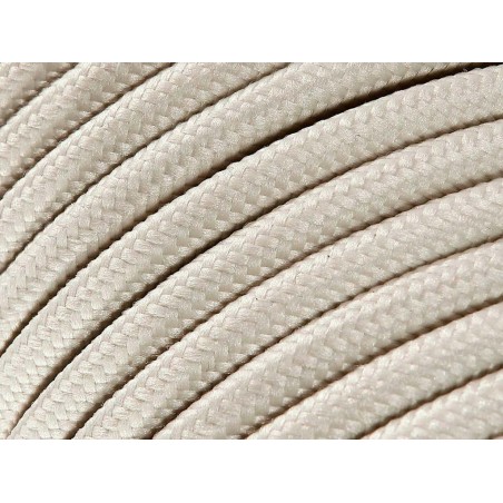 Cable Cordón Tubular Beige 2X0,75mm-5mt