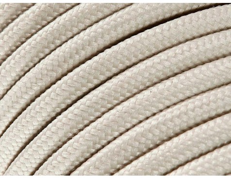 Cable Cordón Tubular Beige 2X0,75mm-5mt