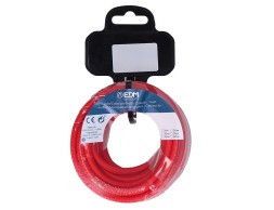 Cable Cordón Tubular Rojo 2X0,75mm-5mt