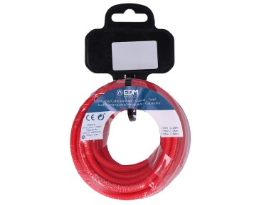 CABLE CORDÓN TUBULAR ROJO...