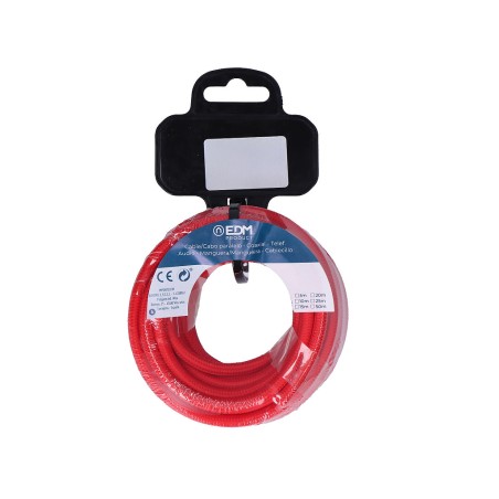 Cable Cordón Tubular Rojo 2X0,75mm-5mt