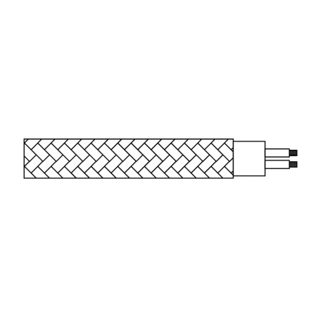 Cable Cordón Tubular Rojo 2X0,75mm-5mt