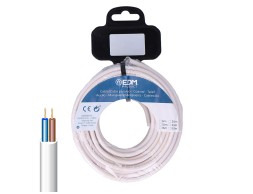 Manguera Redonda Blanca 2X1Mm-10mt