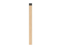 Perfil De Remate Line S-M Natural Negro