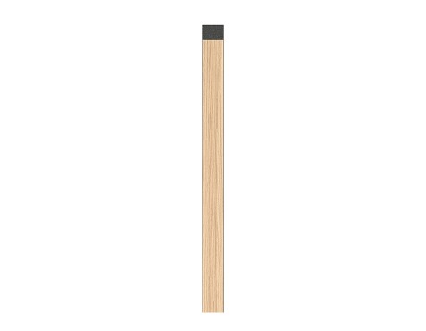 Perfil De Remate Line S-M Natural Negro