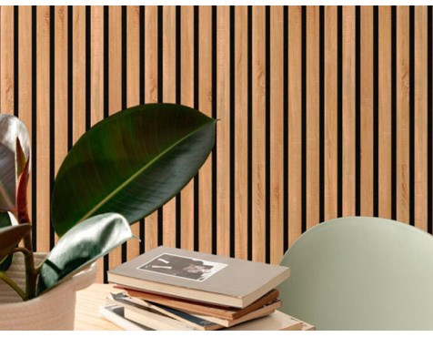 Revestimiento Pared Mdf Wall&Roll Sanoma Oak