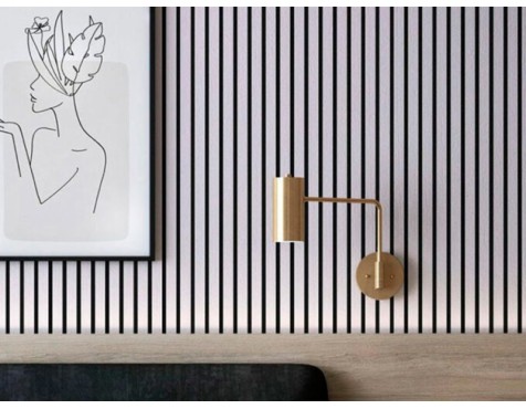 Revestimiento Pared Mdf Wall&Roll White
