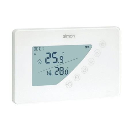 Termostato Digital Programable Semanal Blanco