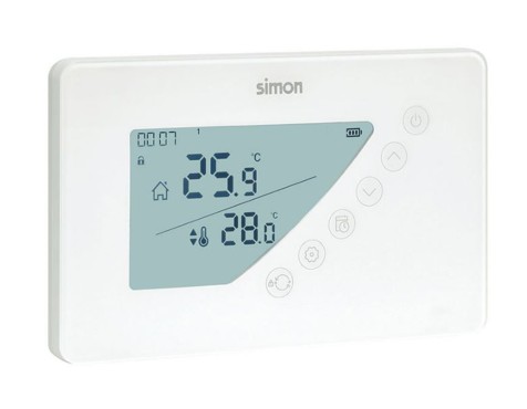 Termòstat Digital Programable Setmanal Blanc