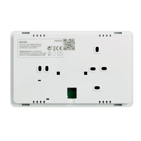 Termostato Digital Programable Semanal Blanco