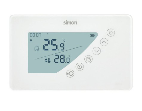 Termòstat Digital Programable Setmanal Blanc