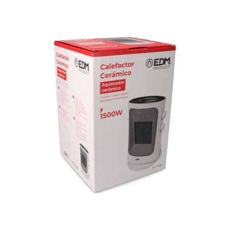 Calefactor Cerámico Oscilante Gris 15000w