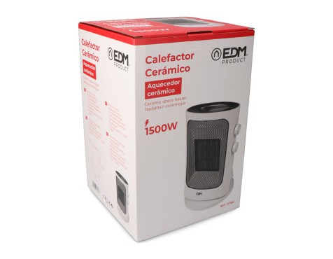 Calefactor Cerámico Oscilante Gris 15000w