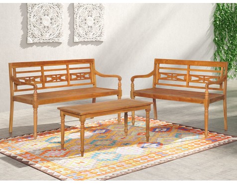 Mesa Jardín Batavia Madera Teca