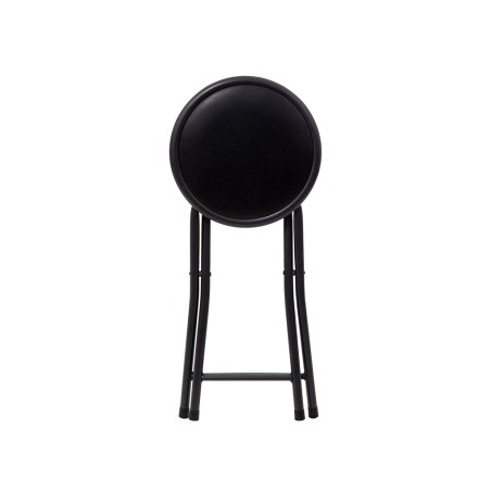 Taburete Metal Plegable Negro