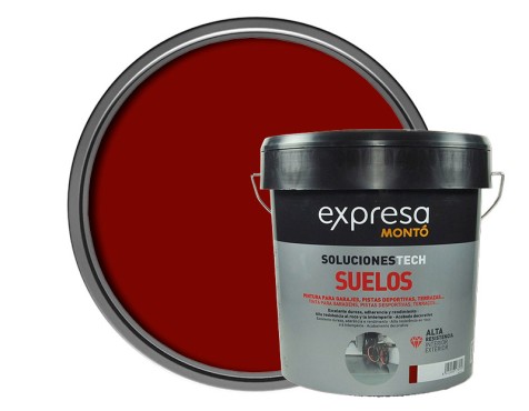 Pintura Suelos Y Garajes Expresa Montó Rojo