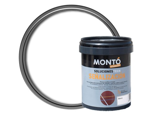 Pintura Señalización Suelos Montó Blanca