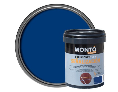 Pintura Señalización Suelos Montó Azul