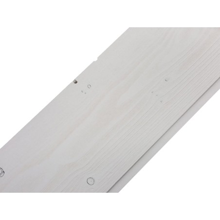 Revestimiento De Madera Abeto Ab Pintado Blanco
