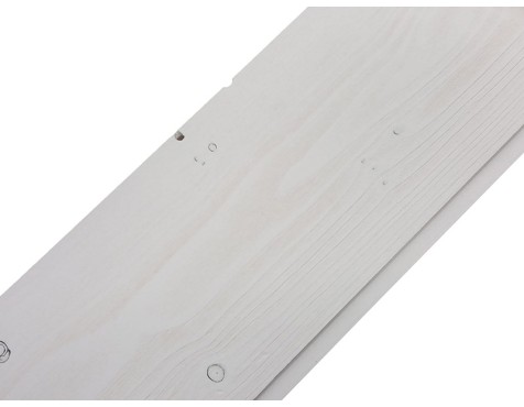 Revestimiento De Madera Abeto Ab Pintado Blanco