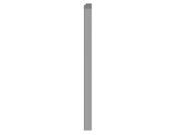 Perfil De Remate Derecha L-Line Gris