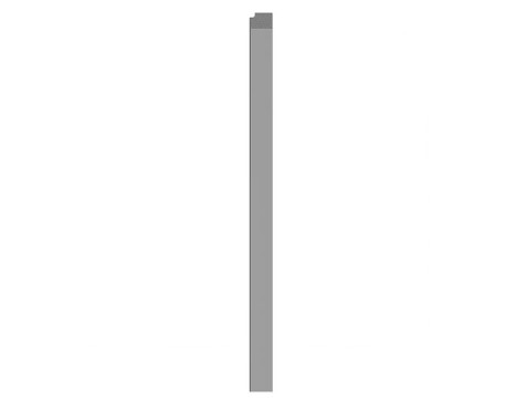Perfil De Remate Derecha L-Line Gris