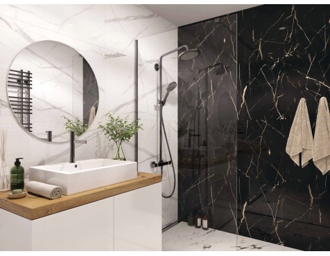 Revestimiento Pared Spc Wall Calacatta Black (4un)