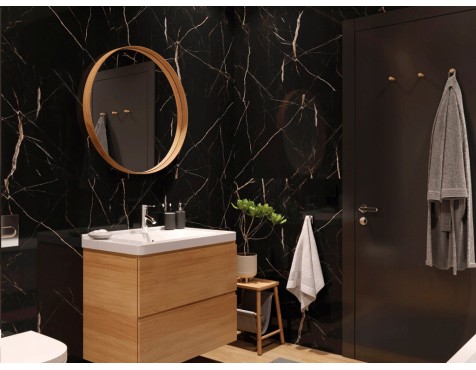 Revestimiento Pared Spc Wall Calacatta Black (4un)