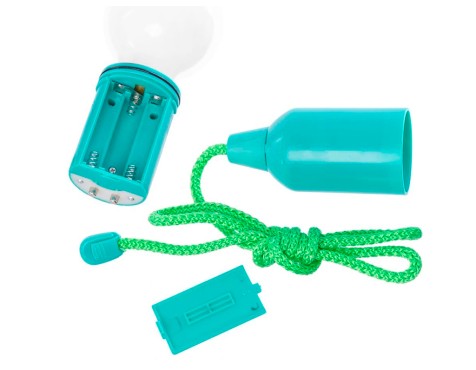 Luz Exterior Pull&Click Turquesa