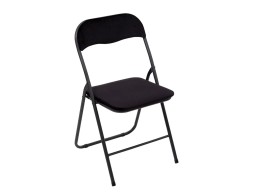 Cadira Plegable Vellut Negre