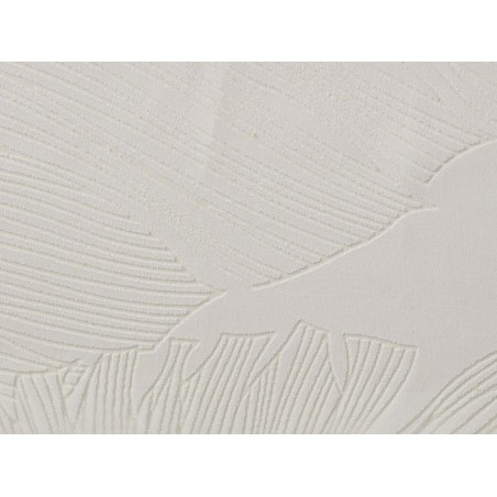 Cortineta Devo Leaf Blanca