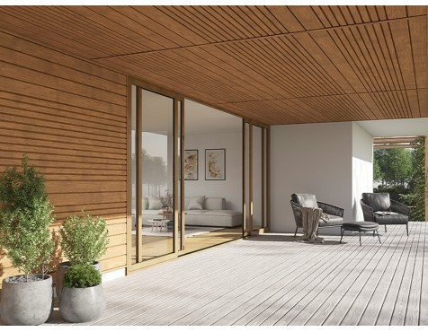 Revestimiento Exterior Pvc Fronto Roble Winchester