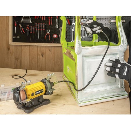 Esmeriladora De Banc Amb Eix Flexible Powerplus