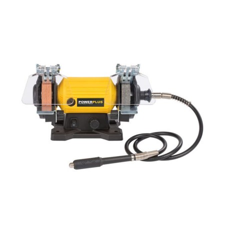 Esmeriladora De Banc Amb Eix Flexible Powerplus