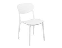 Silla De Cocina Apilable Plástico Blanco