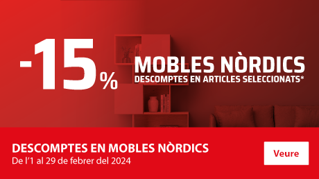 -15% Mobles nòrdics