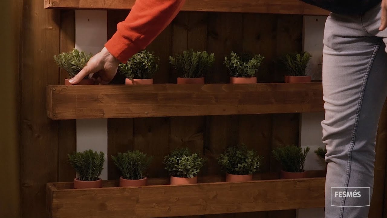 Cómo hacer una jardinera vertical en sólo 10 pasos
